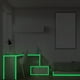 thumbnail image 4 of 2 rollos de cinta luminosa para escaleras, cinta de advertencia de incendios, pegatinas de almacenamiento de luz fluorescente autoluminosas para escenario, pegatinas luminosas JAMW Sencillez, 4 of 5