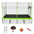 thumbnail image 2 of SkyBound 10x17 ft Rectangle Trampoline with Enclosure Net for Kids and Adults, Recreational Trampoline Outdoor, 2 of 14