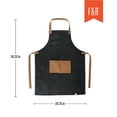 thumbnail image 4 of Foster & Rye Canvas Grilling Apron with Adjustable Strap for BBQ Cooking, 4 of 12