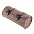 thumbnail image 3 of Filfeel Motorcycle Saddle Bag,Brown PU Leather Side Saddle Bags Tool Storage Pouch Retro Style Universal For Motorcycle, 3 of 8