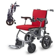 Culver Mobility - KANO -  (only 35lbs) Foldable Electric Wheelchair, Travel Size, User-Friendly - Red