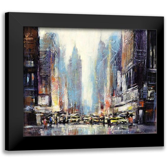 Heighton, Brent 14x12 Black Modern Framed Museum Art Print Titled - Architecture of Light