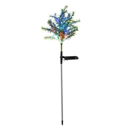 

1Pc Simulation Christmas Tree Yard Light Solar LED Lamp Outdoor Decorative Lamp
