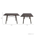 thumbnail image 2 of Mundo In Mesa Comedor Rectangular Oslo 120x80 cm Melamina 6 personas Mundo In rectangular, 2 of 8