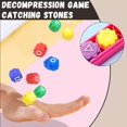 thumbnail image 4 of Korean Gonggi Jack Stones Set - Traditional Game with 5 Stones & Storage Box - Pink, White, 4 of 7