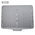 thumbnail image 2 of Mosiee 1Pc 3 Size S/M/L Silicone Draining Board Mat Dish Drying Pad Folding Heat Resistant Rectangle Drainer For Kitchen Pot Cup, 2 of 9