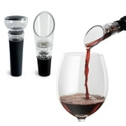 TenTen Labs Wine Aerator and Wine Saver Pump COMBO - Aerating Spout and Vacuum Stopper - Gift Box Included