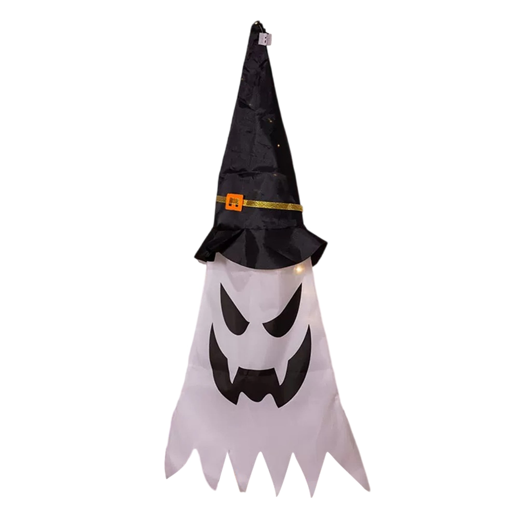 Halloween Scary Ghost Decoration, Light-up Witch Hat Hanging Holiday ...