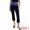 Black and Blue, variant on DARING DIVA Women's Casual Foldover Waistband Capris Legging XS Navy and White