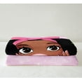 thumbnail image 3 of American African Black Throw Blanket Queen 90"X90" Hot Pink Princess Fleece Bed Blanket Soft Lightweight Warm Cozy Sherpa Blanket,Cute Glitter Fuzzy Blanket For Couch Sofa, 3 of 6