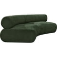 thumbnail image 6 of Meridian Furniture Bale Green Chenille Fabric Modular Sofa, 6 of 12
