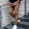 thumbnail image 3 of Pantalones Cargo informales para hombre, ropa de calle de Hip Hop, Joggers a la moda, pantalones de chándal con múltiples bolsillos, 2023, 3 of 5