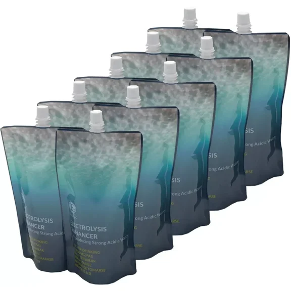 Enagic Kangen Leveluk Electrolysis Enhancer Fluid (10 pouches) 400g each NEW