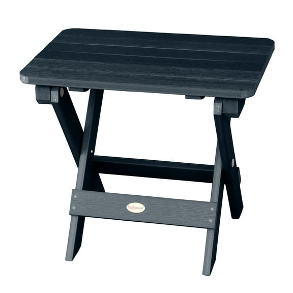 Highwood Folding Adirondack Side Table - 20" L x 13.8" W x 17.2" H, Outdoor, Eco-friendly, Synthetic Wood