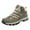 Brown, variant on Leozcaa Women and Men's Waterproof Hiking Boots Outdoor Mid Trekking Lightweight Mountaineering Shoes