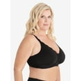 thumbnail image 3 of Leading Lady, The Lucille, Lace Trim Bralette, Wireless Support, Comfort Bra, Smoothing Sides and Back, Soft Microfiber Fabric (Women's & Women's Plus), 3 of 5