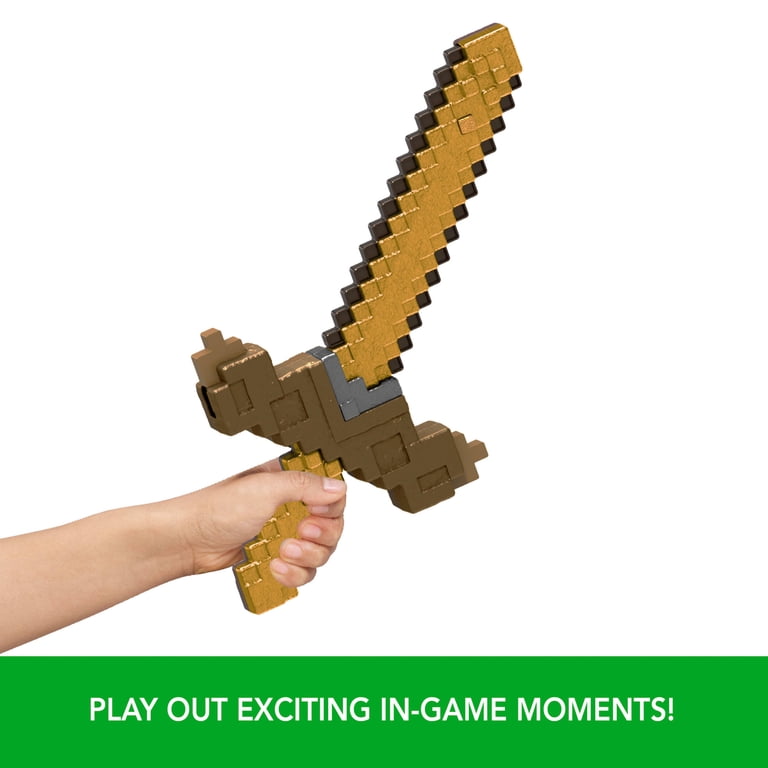 Minecraft Click & Switch Sword & Pick-Axe, Transforming Kid-Sized