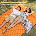 thumbnail image 6 of Double Inflatable Camping Sleeping Pad, Ultralight 2-Person Air Mattress with Built-in Foot Pump & Integrated Pillow, Compact Portable Blow Up Mat for Backpacking, Hiking, Car Trip, Tent, Beach, 6 of 11