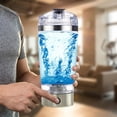 thumbnail image 6 of Usb Rechargeable Mixer Cup, Portable Protein Shaker Bottle With Built In Blender, Wireless Charging For Gym And Travel, 500Ml Capacity, 6 of 6