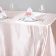 thumbnail image 2 of Efavormart 90x132" Rectangle BLUSH Wholesale SATIN Tablecloth Banquet Linen Wedding Party Restaurant Tablecloth, 2 of 11