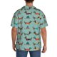 thumbnail image 3 of Balery Dachshund Dog Puppy Camisa Casual de Manga Corta con Botones para Hombre, Texturizada, Estilo Cubano, para Playa, Verano-Large, 3 of 5