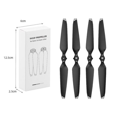 Hélices Pour DJI Mavic 3 Pro - 4 Pales Bas Bruit, Neuves, Compatibles Drone