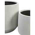 thumbnail image 2 of White Sandstone Planter with Smooth Handcrafted Texture, 2 of 6
