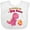 AA-White, variant on Inktastic Dinosaur Future Big Sister Girls Baby Bib