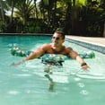 thumbnail image 4 of Big Joe Noodle 2 Pack No Inflation Needed Pool Floats, Tropical Palm Green Double Sided Mesh, Quick Draining Fabric, Jumbo 4 feet, 4 of 7