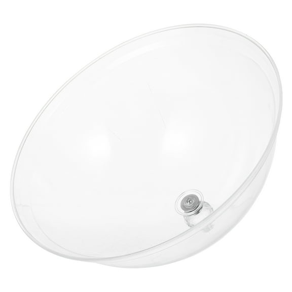 EXHUMKY  Clear Food Dome Cover PC Material Dustproof Freshness Preservation Round Shape 10.2×10.2×4.9in