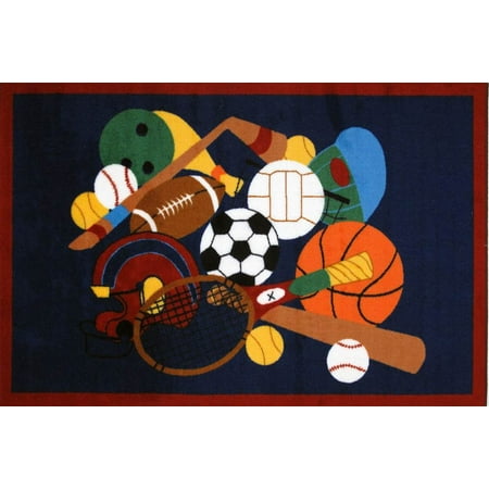 Fun Time - Sports America Kids Rugs - 39 x 58 in.