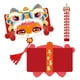 thumbnail image 1 of CAIROYAR Bolsa de dinero de la suerte con forma de serpiente doblada en sobre rojo 2025 con forma de serpiente Hong Bao Chin, 1 of 7