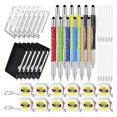 thumbnail image 1 of Juego de bolígrafos de regalo para hombres, bolígrafo multiherramienta 6 en 1, regalo tecnológico navideño, bolígrafo multiherramienta como se muestra, 1 of 5