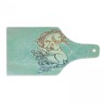 thumbnail image 1 of Alchemy Cutting Board, Unicorn on Geometry Grunge Pastel Backdrop, Decorative Tempered Glass Cutting and Serving Board, in 3 Sizes, by Ambesonne, 1 of 2