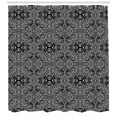 thumbnail image 3 of Ambesonne Dark Grey Shower Curtain, Abstract Vintage, 69"Wx84"L, Pale Grey Black, 3 of 3