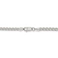 thumbnail image 3 of Collier Pendentif Chaîne Spiga Ronde 3mm en Argent Sterling 925 Charme Blé, 3 of 9