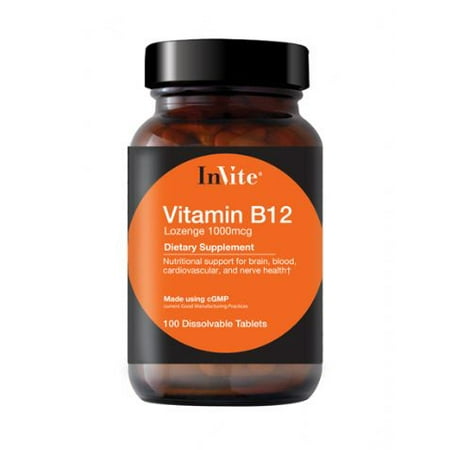 Invite Health La vitamine B12 Pastille - 1000mcg