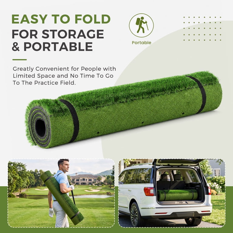 Vipuse Golf Hitting Mat, 5 x 4 Feet, Indoor/Outdoor photo 6