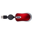 thumbnail image 1 of EeaseCA 2Pc Mini Compact Travel Optical Mouse Retractable Cord Plug and Play for Windows (Red), 1 of 7