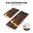 thumbnail image 2 of Honeii Hip-Hop Guinea Pig. Print Kitchen Mat [2 PCS] for Floor, Waterproof Non-Slip Rugs, Kitchen Decor,Standing Mat for Floor,Office, Sink, Laundry, 2 of 6