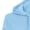 Light Blue, variant on Crop Hoodies for Women Zip Up Long Sleeve Casual Hooded Sweatshirt Drawstring Tops Spring Fall White M
