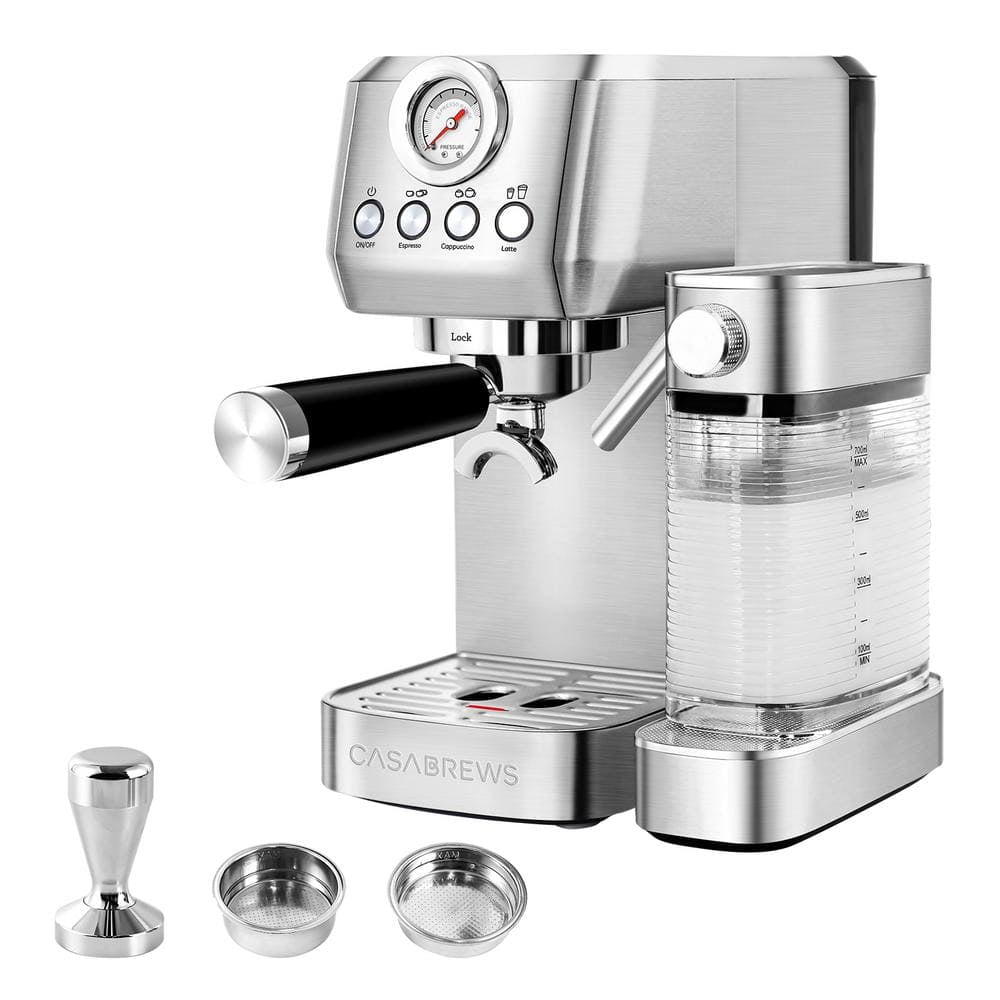 3700Pro 39Cups Sliver Stainless Steel Espresso Machine with Auto