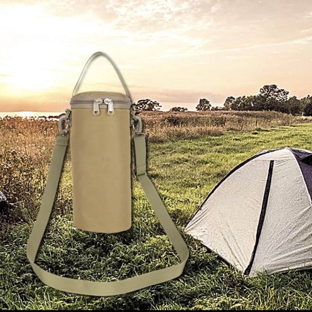 Langgg Portable Gas Tank Protective Case Fuel Cylinder Camping Lantern Carrying Bag