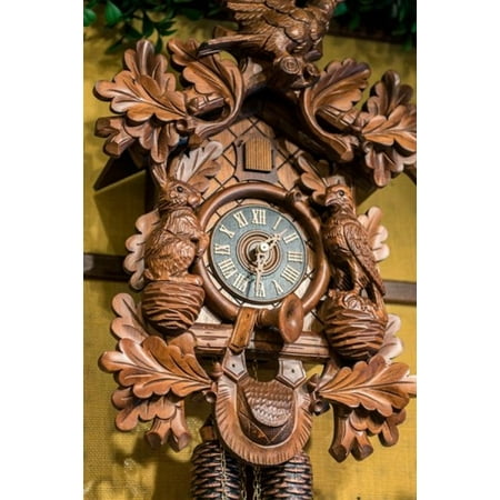 Cuckoo Clock Rothenburg Germany Stretched Canvas - Jim Engelbrecht  DanitaDelimont (16 x (Best German Cuckoo Clocks)