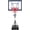 Black, variant on Pool basketball stand and portable pool basketball stand, upgraded version of water basketball backboard stand, suitable for indoor and outdoor pools