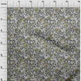 thumbnail image 3 of oneOone Georgette Viscose Dusty Blue Fabric Paisleys Craft Projects Decor Fabric Printed By The Yard 42 Inch Wide, 3 of 5