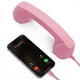 thumbnail image 1 of Cateissary Teléfono retro de comunicación con transmisión de señal estable y receptor tipo C. Teléfono y Comunicación rosa, 1 of 6