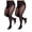 Color 1, variant on 2-Pack Plus Size Oil Gloss Tights - Sheer Anti-Snag Pantyhose for Women