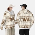 thumbnail image 4 of Fotbe Western Desert Cowboys1 Chaqueta con Protección Solar UPF 50+ para Hombre y Mujer, Camisa con Capucha y Bolsillos-XX-Large, 4 of 7