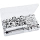 thumbnail image 1 of Kit de ojales Herramientas para ojales Juegos de ojales, 100 ojales (diámetro interior 12 mm) Kit de ojales para lona, ​​equipaje, cuero, libro de patrones, etiquetas, zapatos..., 1 of 5